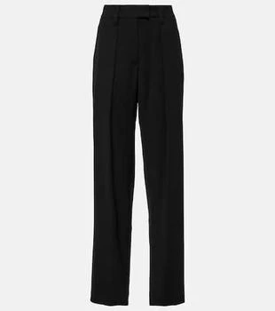 Brunello Cucinelli | High-rise gabardine wide-leg pants