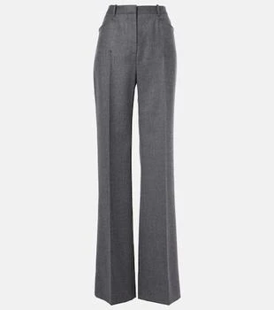 Tom Ford | High-rise wool twill bootcut pants
