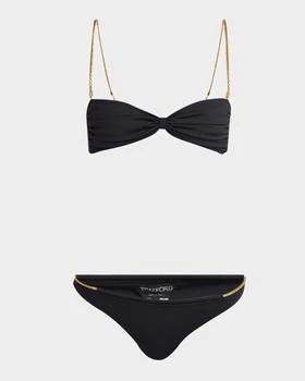 Tom Ford | Chain Strap Bandeau Bikini Set
