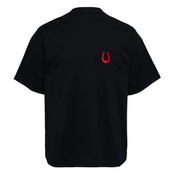 Jil Sander | Jil Sander Horseshoe Embroidered Crew-Neck T-Shirt