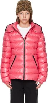 Moncler | Big Kids Pink Bady Hooded Down Jacket