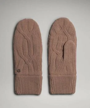 Lululemon Lululemon - Women
s Cable-knit Fleece-lined Mittens