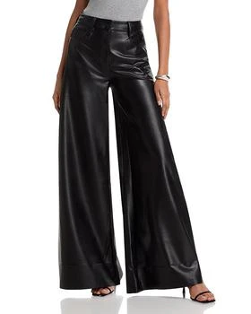 Elephant Faux Leather Pants
