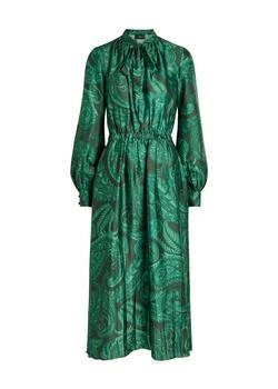 ETRO | Patterned satin midi dress