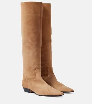 Khaite | Marfa suede knee-high boots