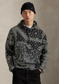 Bandanna-Print Fleece Hoodie