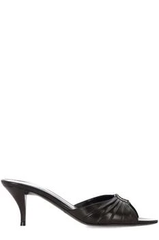 Yves Saint Laurent | Saint Laurent Babylone Logo Plaque Mules