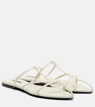 Jil Sander | Cage leather sandals