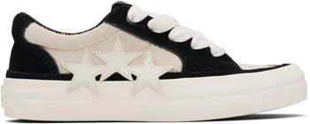 AMIRI | Black & Off-White Sunset Skate Low Sneakers