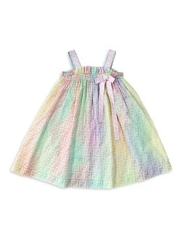 Fendi | Little Girl's & Girl's Double-F Logo Dress