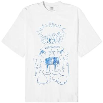 Vetements VETEMENTS Scribbled Teen T-Shirt