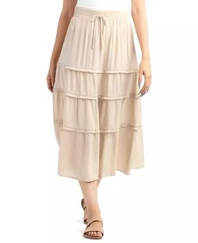 Juniors' Resort Crinkle Midi Skirt