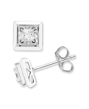 Macy's | Diamond Stud Earrings (1/4 ct. t.w.) in 14k White Gold