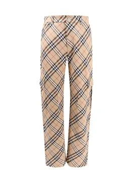 Burberry | Burberry Checkered Straight-Leg Cargo Pants