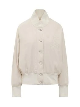 Jil Sander | Jil Sander Logo Detailed Buttoned Bomber Jacket