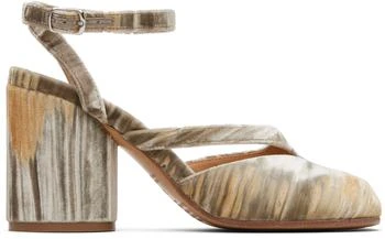 MAISON MARGIELA | Beige Tabi Pump Heeled Sandals