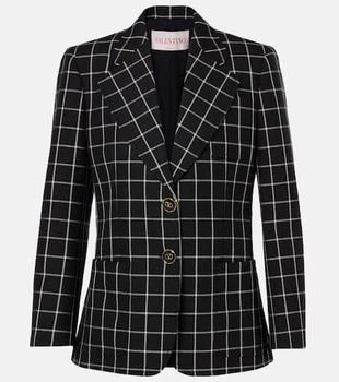 Valentino | Checked wool jacket