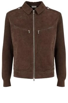 Brunello Cucinelli | Brunello Cucinelli Cropped Zip-Up Jacket