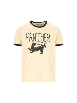 Valentino | Valentino Panther Printed Crewneck T-Shirt