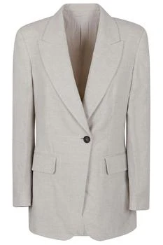 Brunello Cucinelli | Brunello Cucinelli Lurex Buttoned Blazer