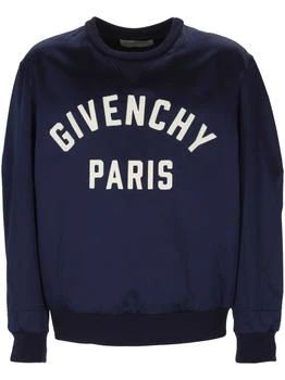 Givenchy | Givenchy Paris Logo Zigzag Embroidered Sweatshirt