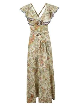 ETRO | Etro Paisley-Printed Ruffled Detailed Maxi Dress