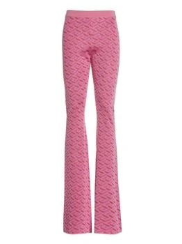 Versace | Versace La Greca Pattern High-Waist Flared Pants