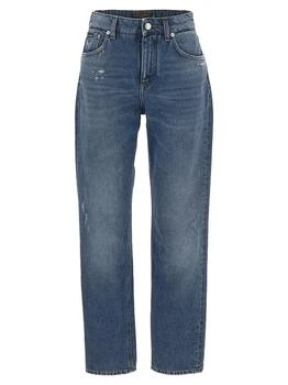 Dolce & Gabbana | Dolce & Gabbana Logo Plaque Loose-Fit Jeans