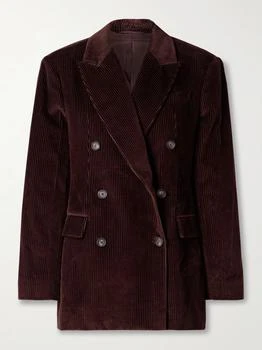 Brunello Cucinelli | Oversized Double-breasted Cotton-corduroy Blazer - IT44