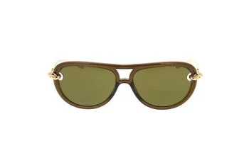 Bottega Veneta | Bottega Veneta Eyewear Aviator Frame Sunglasses