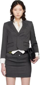 MM6 | Gray Tailoring Wool Blazer