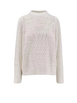 Brunello Cucinelli | Brunello Cucinelli Crochet Crewneck Jumper