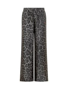 Stella McCartney | Stella McCartney Oversized Drawstring Leopard Printed Trousers