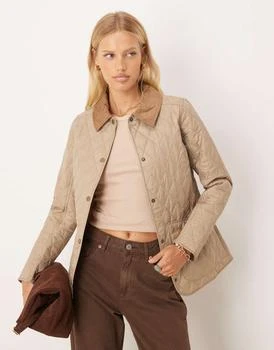 Barbour Annandale quilted jacket in sand dune