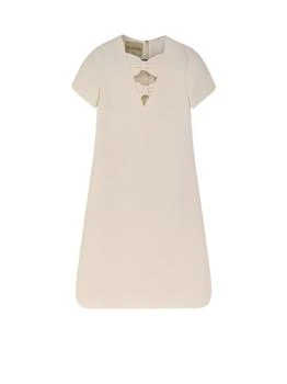 Valentino | Valentino Bow Detailed Short-Sleeved Dress