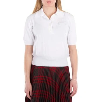 Burberry | Logo-Applique Polo Shirt, Size Medium