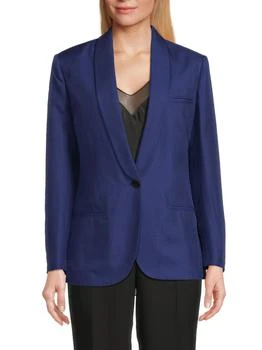 Salvatore Ferragamo | Single-Breasted Silk Blazer