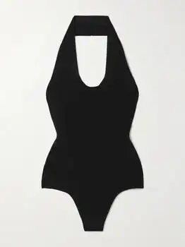 Khaite | Toto Stretch-knit Halterneck Bodysuit