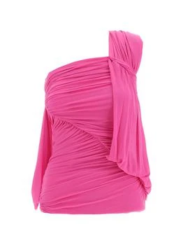 Rick Owens | Rick Owens Edfu Gathered One-Shoulder Top