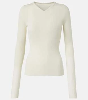 Khaite | Tania ribbed-knit wool-blend top