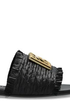 Dolce & Gabbana | Dolce & Gabbana Logo Plaque Braided Slippers