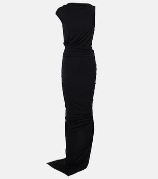 Rick Owens | Eva draped jersey maxi dress