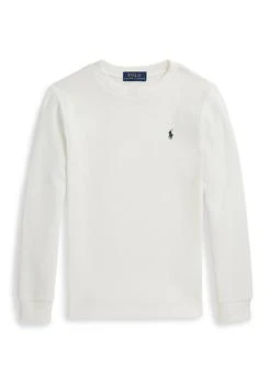 Ralph Lauren Boys 2-7 Waffle-Knit Cotton Long-Sleeve T-Shirt