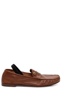 Versace | Versace Ruched Slip-On Loafers