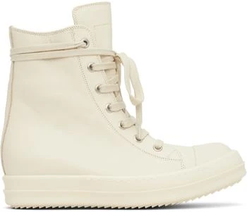 Rick Owens | Off-White Hollywood High-Top Sneakers