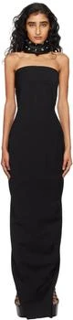 Rick Owens | Black Concordians Bustier Maxi Dress