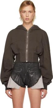 Rick Owens | Gray Concordians Collage Hoodie