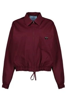 Prada | Prada Zip-Up Drawstring Jacket