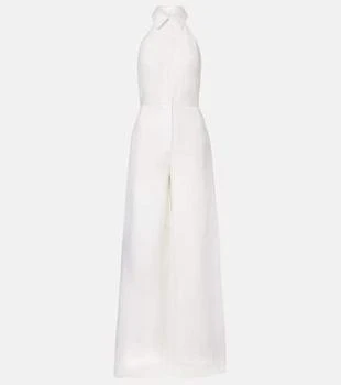 Max Mara | Bridal Tunca semi-sheer silk jumpsuit