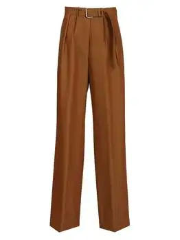 Dries Van Noten | Dries Van Noten Peaches Belted Wide-Leg Pants